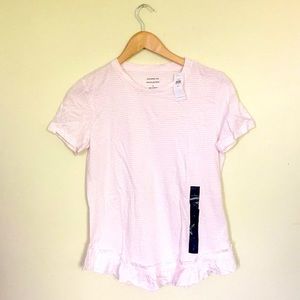 2/$20 • NWT Banana Republic Ruffle Designer Tee